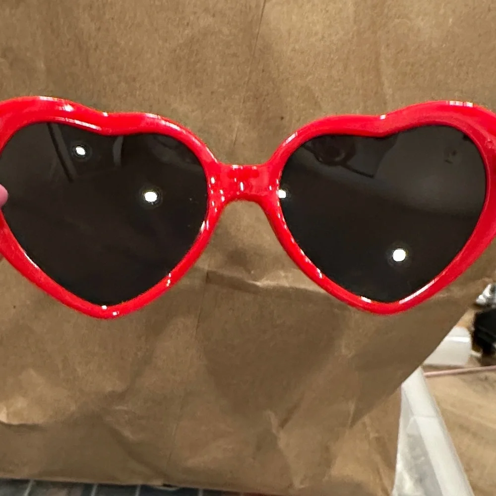 Heart-Shaped Red Kids‎ Sunglasses